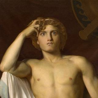 The Wrath of Achilles (detail), François-Léon Benouville, 1847
