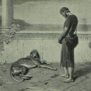 Ulysses and Argo, book illustration, 1905