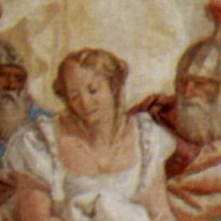 Briseis Led to Agamemnon (detail), Giovanni Battista Tiepolo, c. 1757