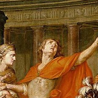 Farewell of Hector and Andromache (detail), Anton Losenko, 1773