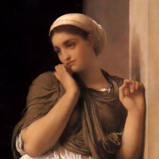 Nausicaa (detail), Frederic Leighton, 1878