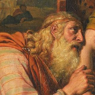 Priam Asking Achilles to Return Hector's Body (detail), Alexander Ivanov, 1824